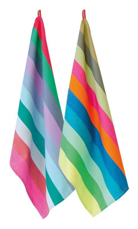 Juego de 2 paños de cocina No. 19 Idea Regalo Remember