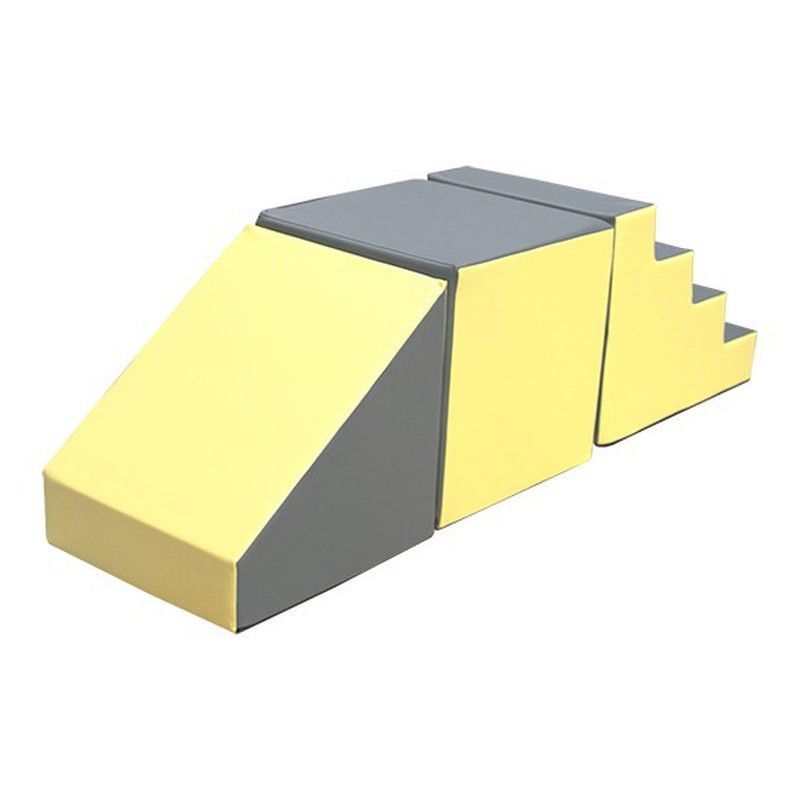 Juego de 3 figuras (escalera cuadrado y rampa)