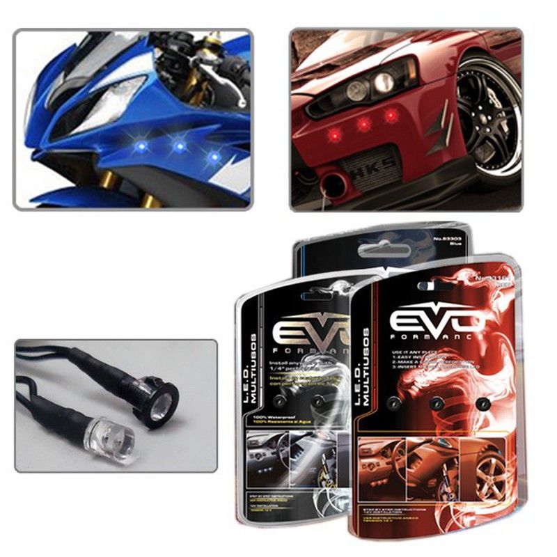 Juego de 3 LEDs int. / exterior