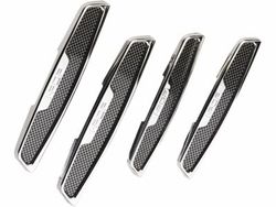 Juego de 4 protectores de puerta cromados