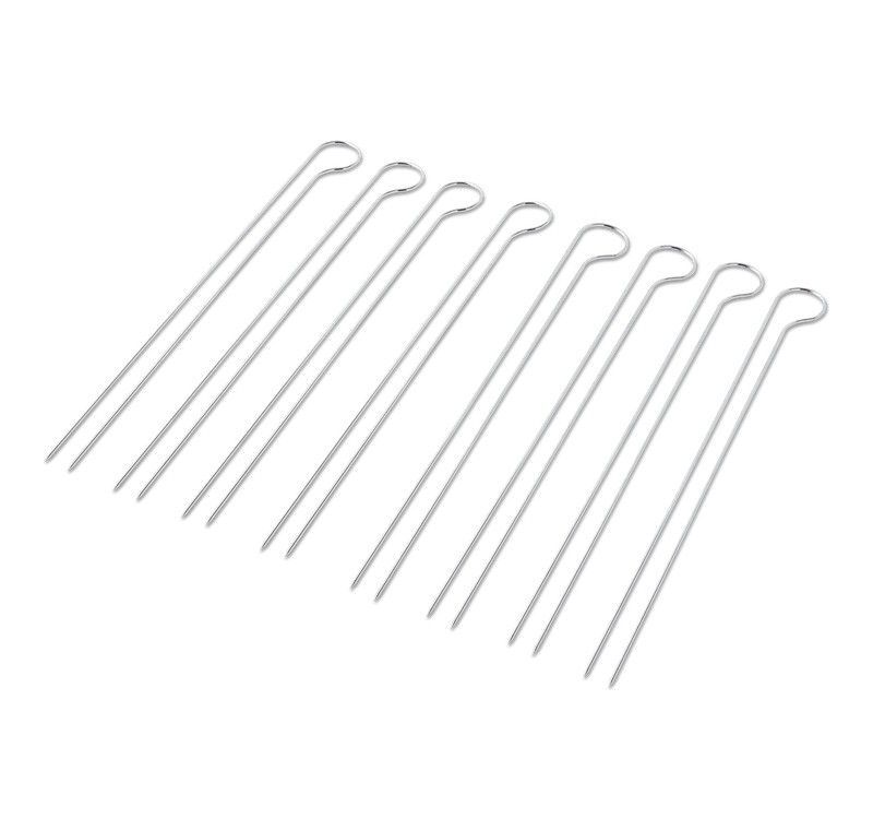 Juego de 8 brochetas para barbacoa Weber