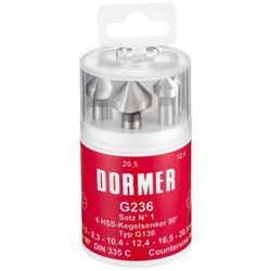 Juego de avellanadores de 90º din 335 c ref. G236 (nr.1)