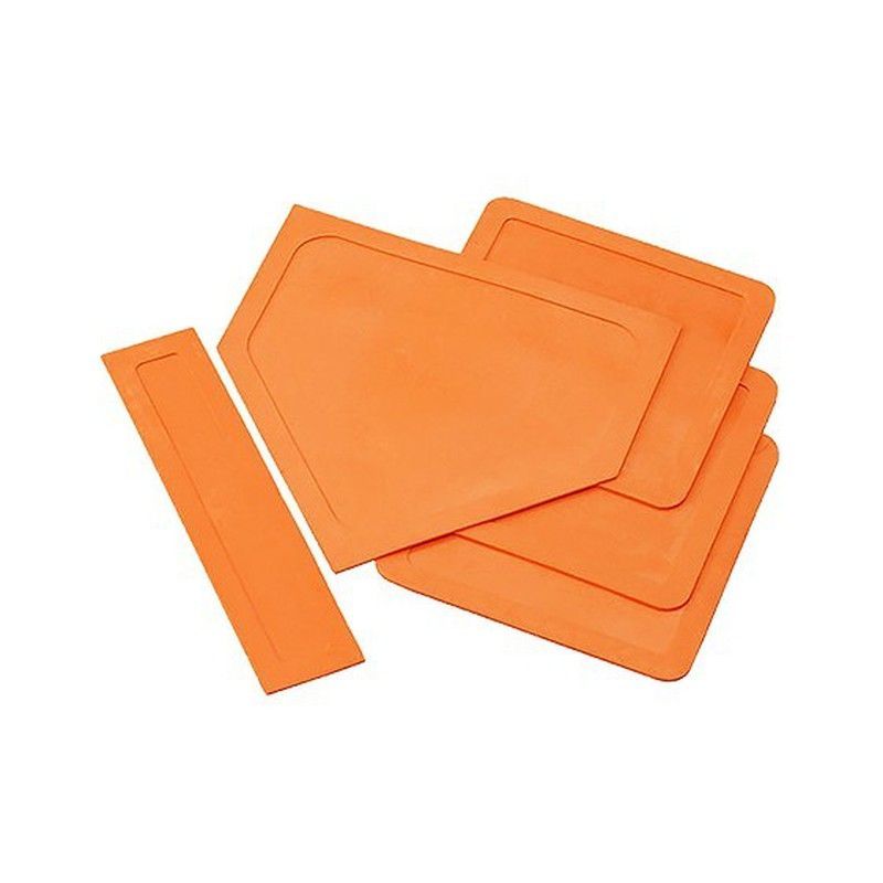 Juego de bases de caucho para béisbol