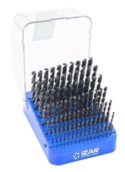 Juego De Brocas Mango Cilindrico, Mini-Cabinet De 1 A 10 X 0.10 mm, 91 Brocas, Din338n Ref. 1406