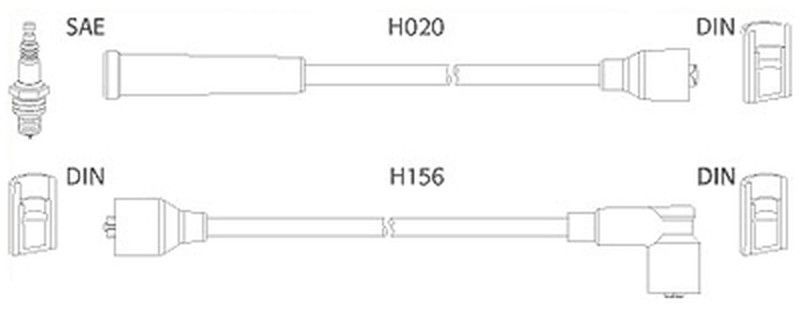 Juego de cables de encendido 134227