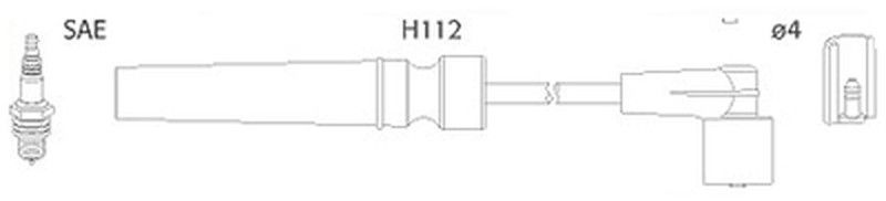 Juego de cables de encendido 134236