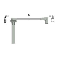 Juego de cables de encendido 134269