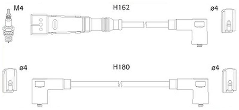 Juego de cables de encendido 134707