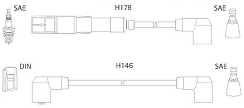 Juego de cables de encendido 134755