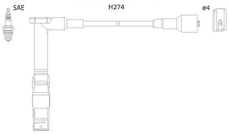 Juego de cables de encendido 134775