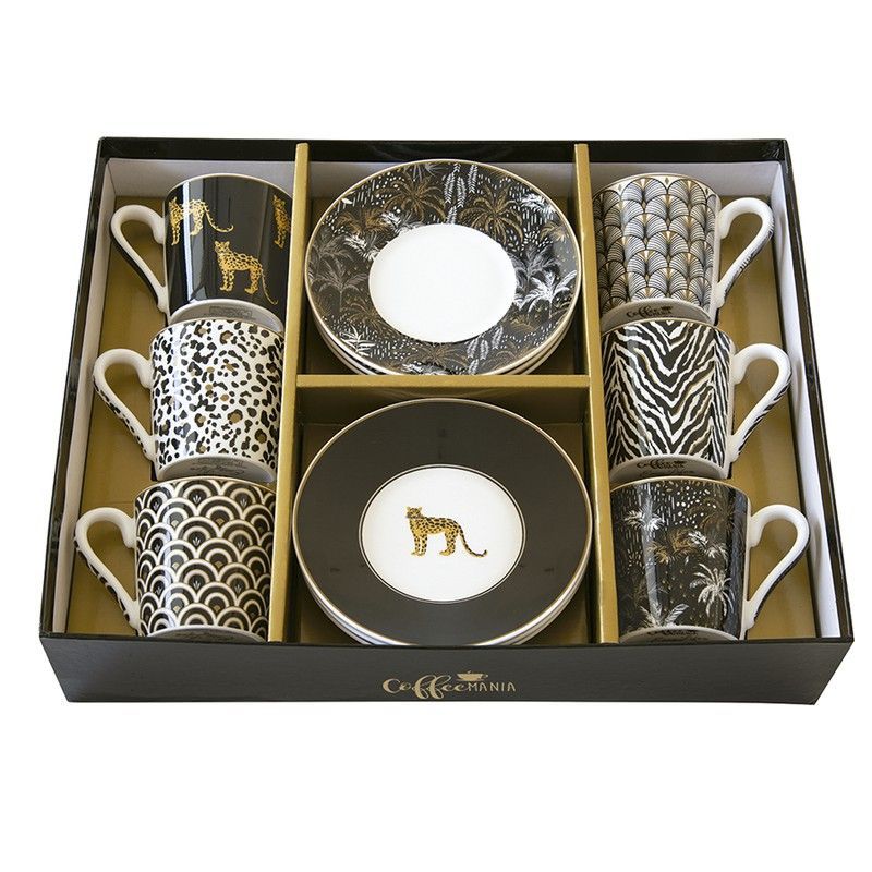 Juego de Café Porcelana Easy Life 6 pzs Sabana Easy Life