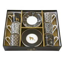 Juego de Café Porcelana Easy Life 6 pzs Sabana Easy Life