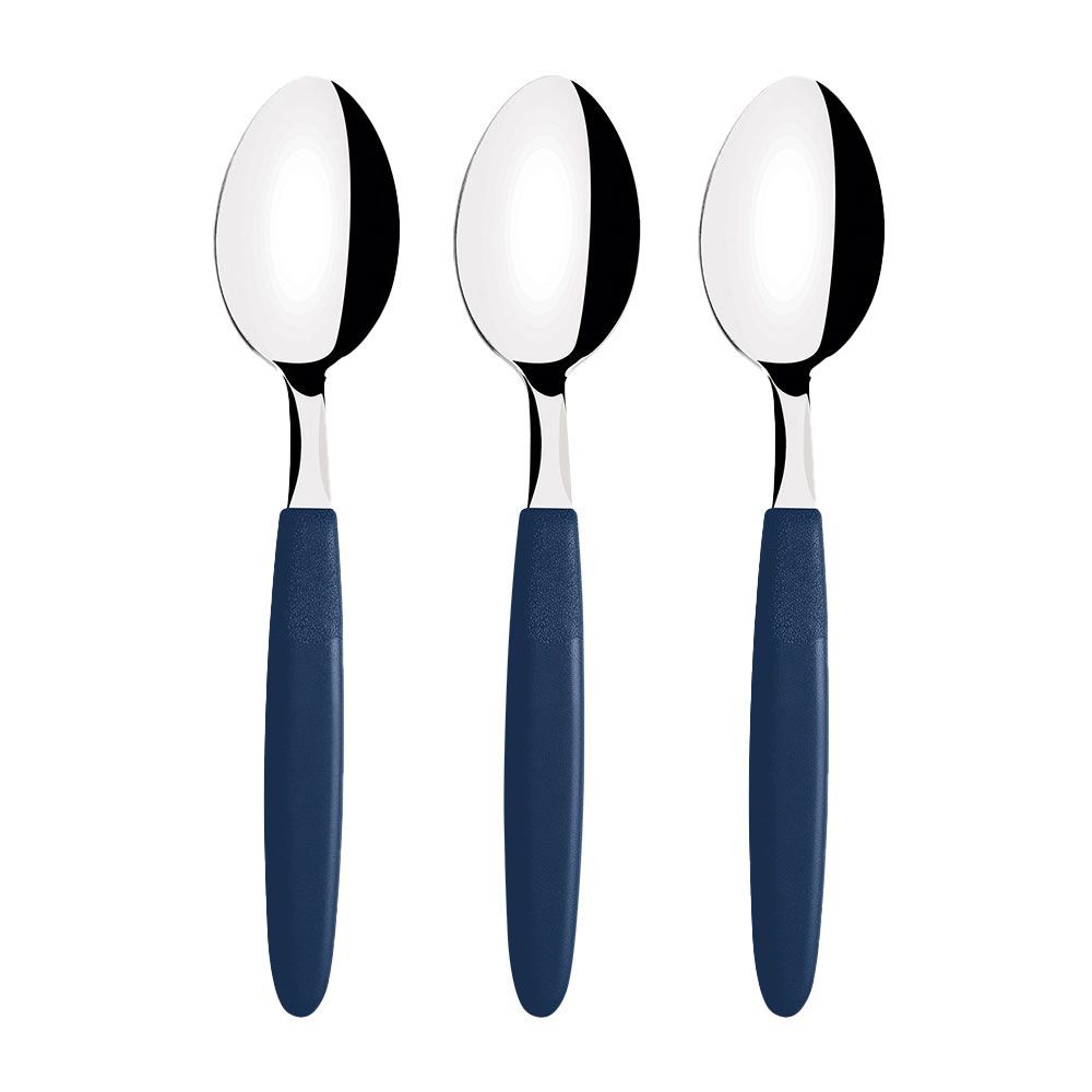 Juego De Cucharas Para Té 3 Piezas Ipanema Azul 13,9Cm Tramontina
