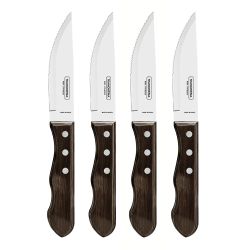 Juego De Cuchillos Jumbo 4 Piezas Polywood Castaño 12,7Cm Tramontina
