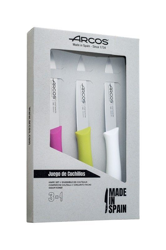 Juego de cuchillos mondador Colores