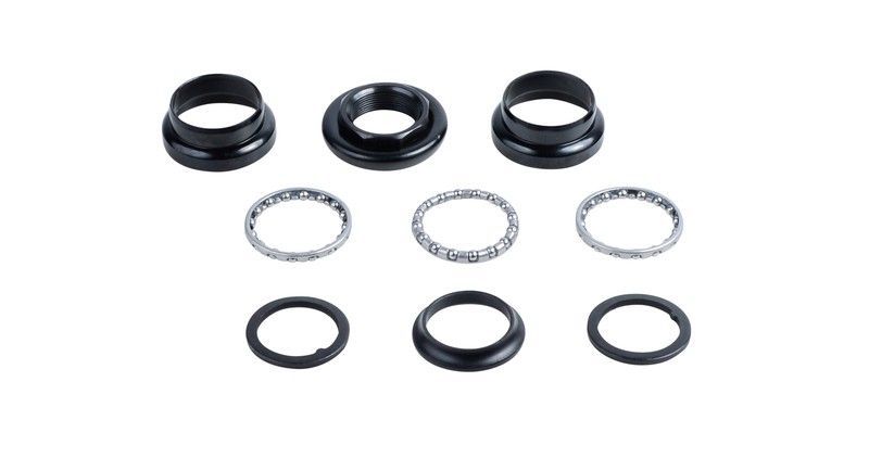 Juego de dirección trek para niño con reductor de 1-1/8"" a 1"" negro