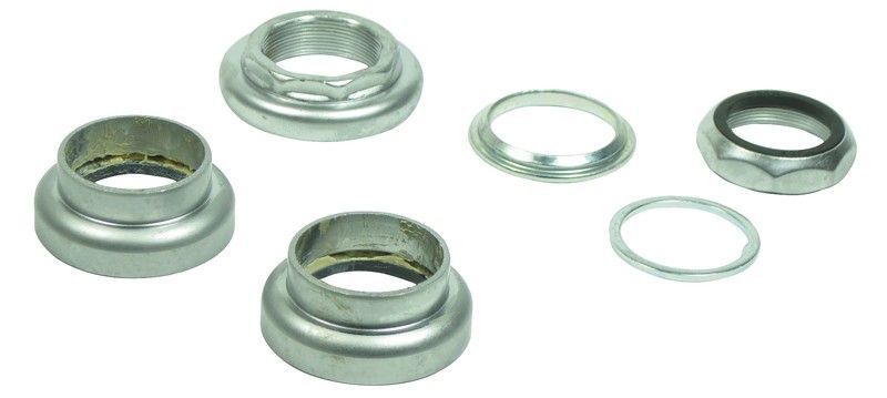 Juego de dirección vp-mh305 28,6 mm cazoleta externa roscada. Plata