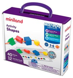 Juego de ensartar Activity Shapes