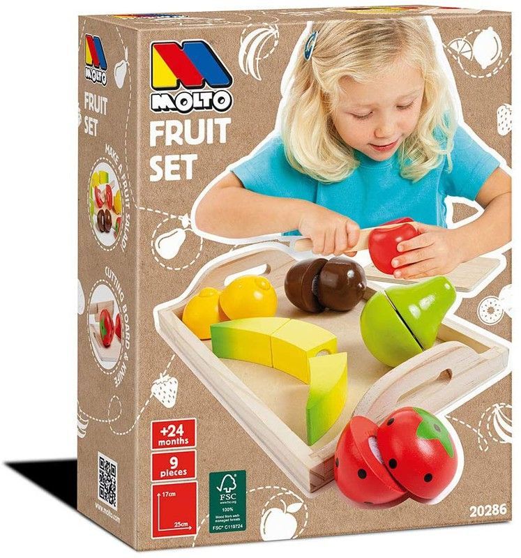 Juego de Frutas de Madera Fruit Set