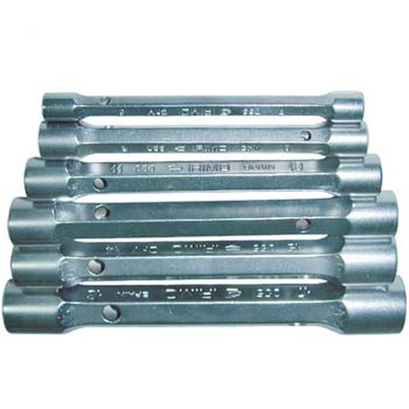 Juego de llaves de tubo de dos bocas forjadas