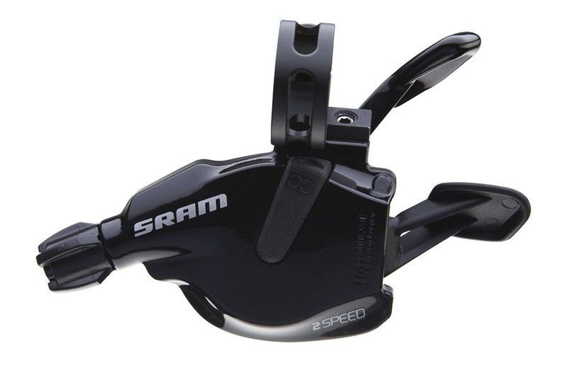 Juego de manetas sram trigger s700 flat bar 11v.negro sin abrazadera