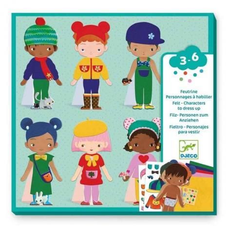 Juego De Manualidades - Collage Vestidos De Suavidad - Djeco