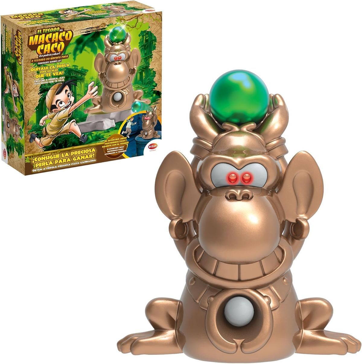 Juego De Mesa - El Tesoro Del Macaco Caco - Bizak