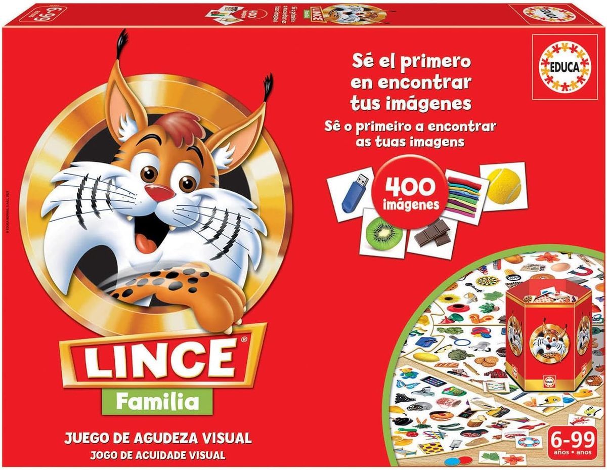 Juego De Mesa - Lince Familia . 400 Imágenes