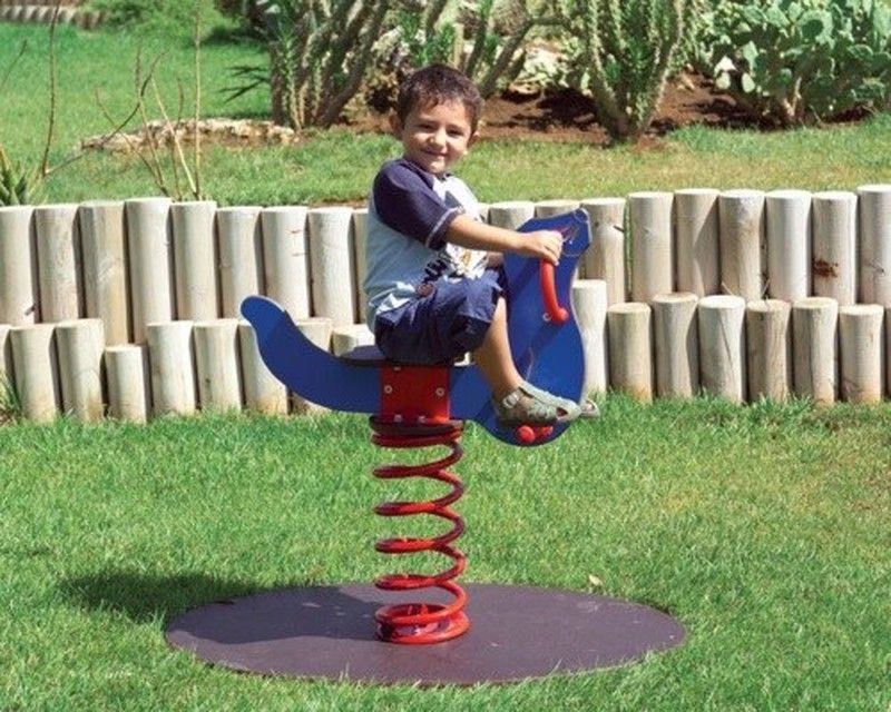 Juego de muelle Modelo Foca azul