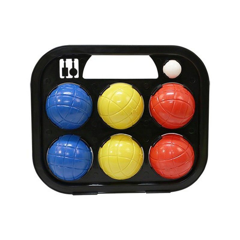 Juego de petanca con 6 bolas de pvc