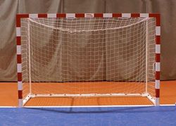 Juego de porterías para fútbol sala o balonmano transladables
