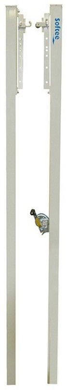 Juego de postes de voleibol cuadrados de 8 cm