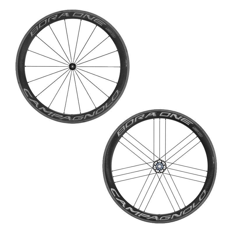 Juego de ruedas bora one dark 50 tubular shimano