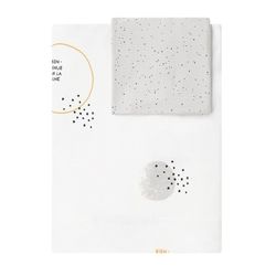 Juego de sábanas cuna Babyclic Nuit blanco