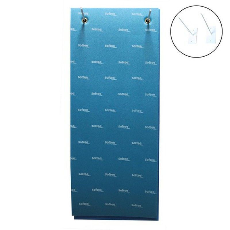 Juego de soportes de pared para colchonetas con agujeros