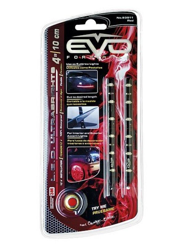 Juego de tiras de leds ultra brillante 2x10 cm