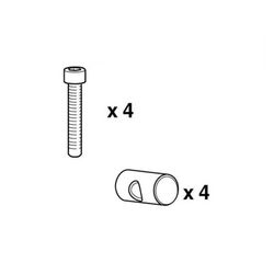 Juego de tornillos y tuercas p. bicis