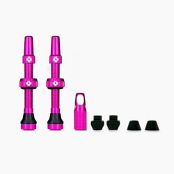 Juego De Valvulas Muc-Off Aluminio Tubeless 60 Mm Rosa
