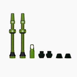 Juego De Valvulas Muc-Off Aluminio Tubeless 60 Mm Verde