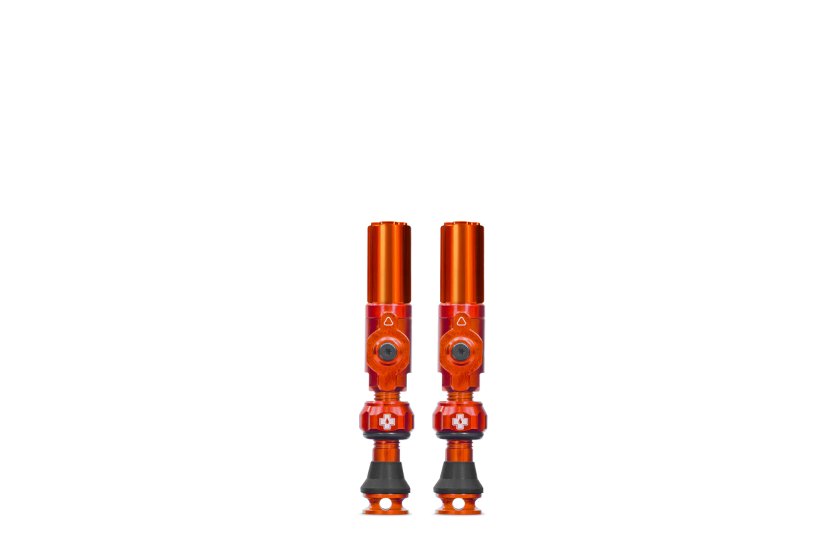 Juego de Válvulas Tubeless Muc-Off Big Bore Hybrid 30 mm Naranja 🍊🚴‍♂️ | Máximo Flujo y Durabilidad 🔧✨