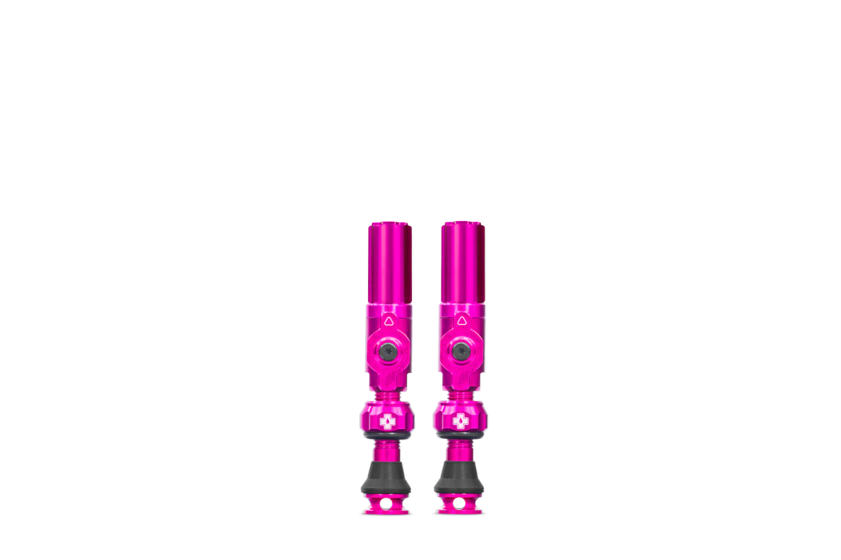 Juego de Válvulas Tubeless Muc-Off Big Bore Hybrid 30 mm Rosa 🚴‍♀️🌸 | Alta Fluidez y Máxima Resistencia 🔧✨