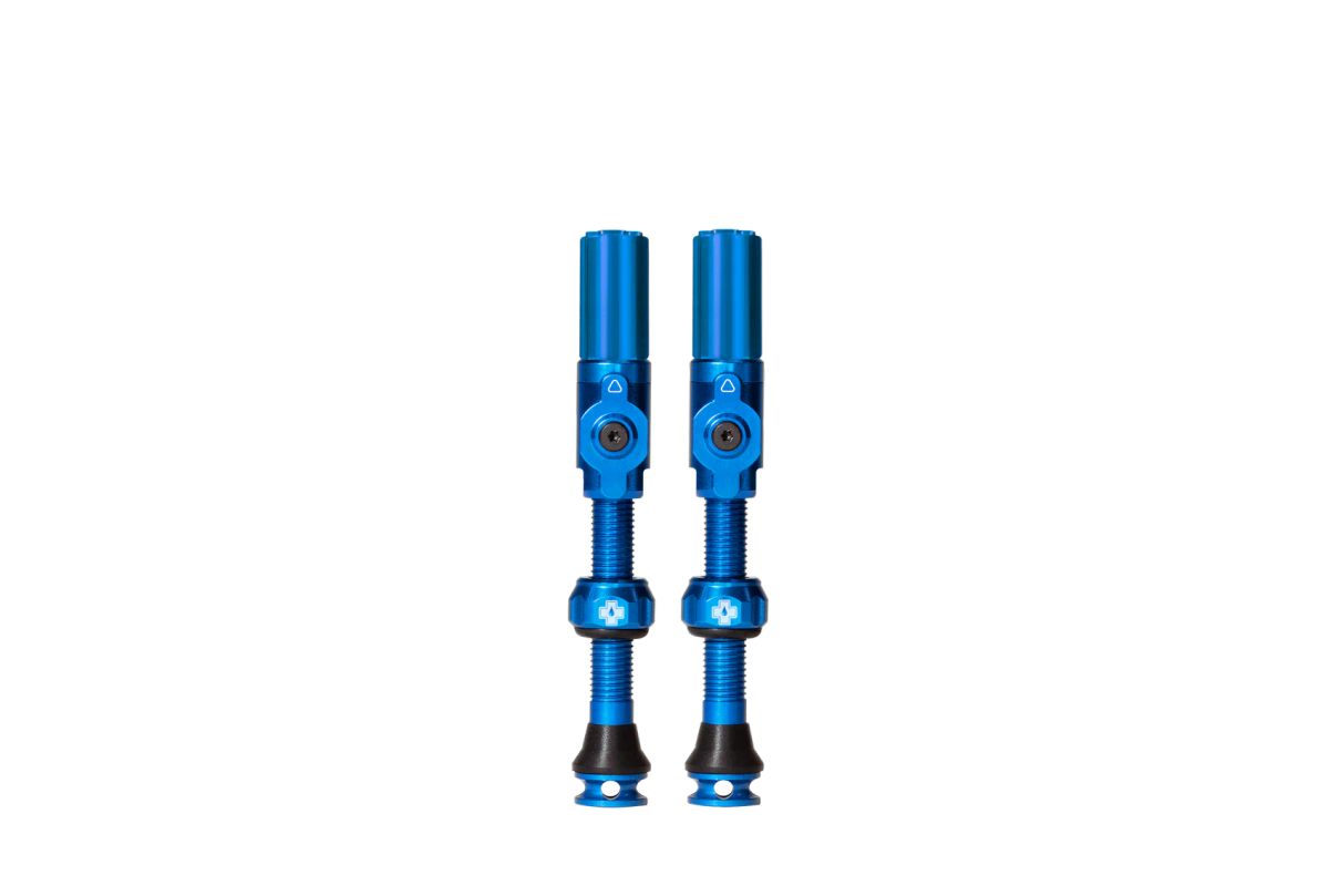Juego de Válvulas Tubeless Muc-Off Big Bore Hybrid 45 mm Azul 🔵🚴‍♂️ | Máximo Flujo de Aire y Resistencia 💨🔧