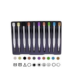 Juego Destornilladores Acero 1.40-3.00mm 45119 (10) Unidades Especiales (Hublot, Bvlgari, RX, Carl F. Bucherer, Richard Mille y Audemars Piguet)