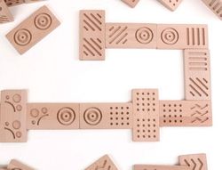 Juego didactico andreutoys domino sensorial madera 28 piezas