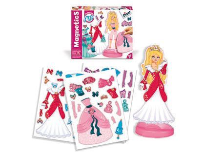 Juego Diset Magnetico Vestidos de Princesas