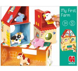 Juego Educativo - Mi Primera Granja/My First Farm - Animales Madera - Goula