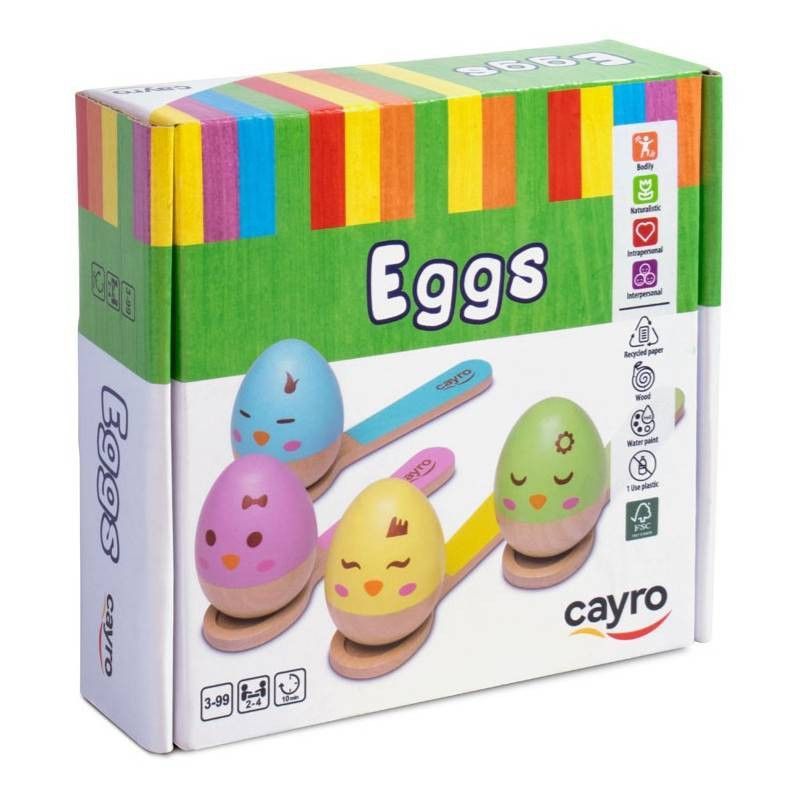 Juego Eggs Madera