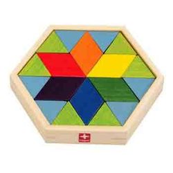 Juego infantil Bambu Puzzle Diamantes