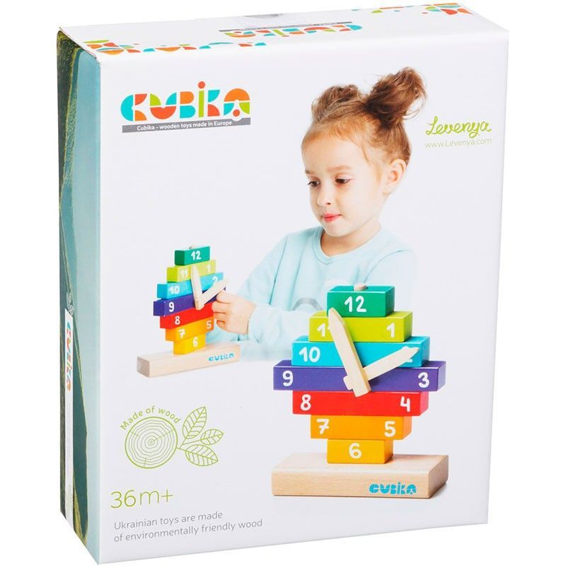 Juego Madera - Construccion Reloj - Cubika
