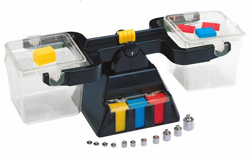 Juego matemático Balanza de sólidos y líquidos